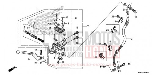 FRONT BRAKE MASTER CYLINDER GLR1251WHH de 2017